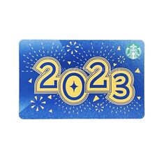 Starbucks Paper Gift Card Thailand Pin intact Year 2023 Free Shipping