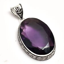 Amethyst Handmade Antique Design Pendant Jewelry Wedding Gift NP 071