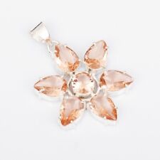 Morganite Gemstone Ethnic Handmade Pendant Jewelry Girl For Gift NP 205