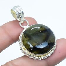 Labradorite Gemstone Handmade Ethnic Silver Jewelry Pendant 1.7 PRJR4428"