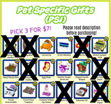 YOU PICK 3 - Webkinz Virtual Furniture - Rares, Exclusives, Prizes