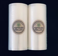 TWO Food Vacuum Bags - 08 x 50' BPA FREE 4mil Rolls, Full Mesh Embossed Design"