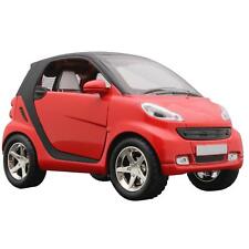 Red 1:32 Model Car Metal Diecast Toy Vehicle Kids Sound Light For Smart ForTwo F - US