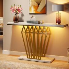 Tribesigns Modern 47.24-Inch Console Table With Led Lights Narrow Hallway Accent - Mumbai - India