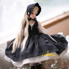 1/6 1/4 1/3 IP-EID BJD Clothes Inner Chest Dress + Outer Sling Dress + Bonnet AF