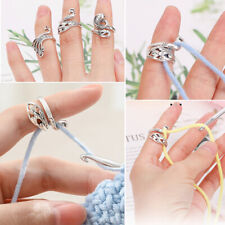 Sewing Accessories Knitting Loop Crochet Tool Wear Thimble Knitting Finger Ring