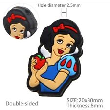 1 pc. Snow White Princess Cartoon Silicone Focal Bead, Beadable accessories