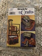 Simplicity Pattern 7087 Uncut Sewing Accessories One Size Crafts Carry Case Tote