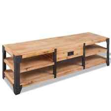 TV Stand Storage Cabinet Display Unit Home with Drawer Solid Acacia Wood vidaXL