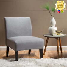 Fabric Slipper Chair Minimalistic Yet Sophisticated Design Fashion Comfort Gray - Monroe Township - US