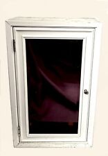 Contemporary Minimalist Medicine Cabinet W. Mirror + 2 Glass Shelves - Jackson Heights - US