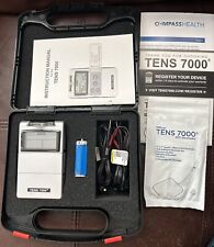 NEW COMPASS HEALTH BRANDS TENS 7000 OTC Free Ship 4 Electrodes Pads Included - Livermore - US