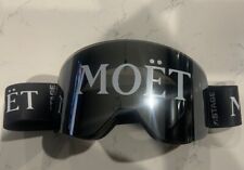 MOET Champagne Ski Goggles -Black - Authentic & Brand New