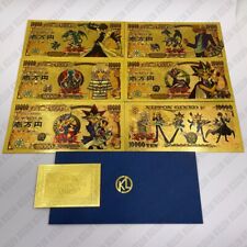 New 5pcs Japanese yu anime gold banknote Tickets Cards for kid Toys Gift