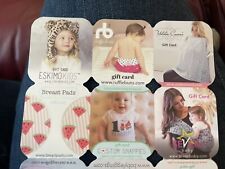 12 Baby gift cards ($535) nursing pregnancy kids newborn new mom leggings
