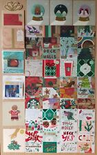 2018 Christmas Holiday Starbucks 55 gift cards Full lot complete set Unswiped BN