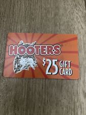 Hooters Gift Card $25.00 Value