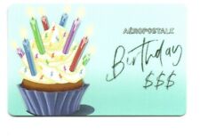 Aeropostale Birthday $$$ Cupcake Aero Gift Card No $ Value Collectible