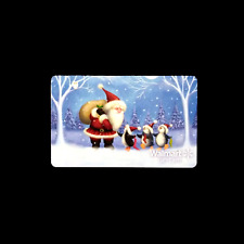 Walmart Penguins with Santa NEW COLLECTIBLE GIFT CARD $0 #8745