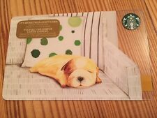 Canada Series Starbucks RESTING PUPPY 2016" Gift Card - New No Value"