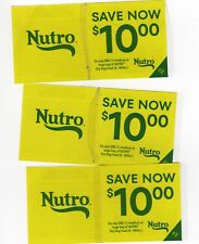 (3) $10 Nutro dog food coupons - expire 12/31/2024