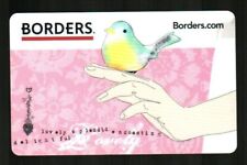BORDERS Bird Perched on Fingers 2010 Gift Card ( $0 )