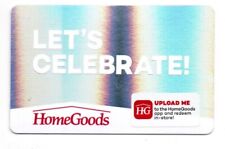 Homegoods Let's Celebrate! Shiny Gift Card No $ Value Collectible