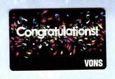 VONS Congratulations 2018 Gift Card ( $0 )