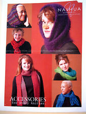 Nashua Hand Knits ACCESSORIES 6 Scarves 2010 Westminster Fibers leaflet