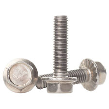 FLANGED HEXAGON HEAD BOLTS FLANGE HEX SCREWS A2 STAINLESS STEEL M4 M5 M6 M8- M12 - CN