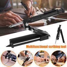 Multifunction Scribing Tool Adjustable Woodworking Measuring Construction Pencil