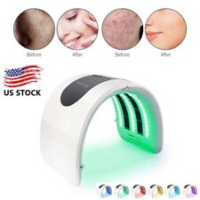 7 Colors LED Light Photon Therapy Facial Skin Rejuvenation Face Beauty Mask US