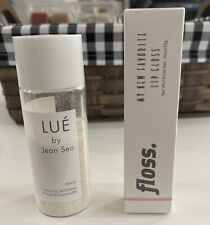 Allure Beauty Box Products NEW Floss Lip Gloss, Lue Erase Exfoliating Powder