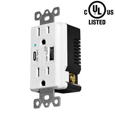 4.2 Amp Type C USB Wall Outlet TR Smart Chip High Speed Charging for iPhone iPad - South El Monte - US