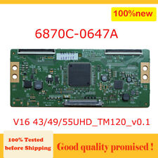 100% brand new 6870C-0647A V16 434955UHD_TM120_v0.1 LG TV logic board good test - CN