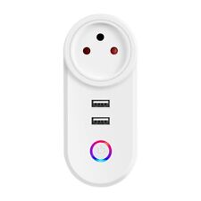 Israel Plug Tuya Home 16A WiFi Plug Socket USB Outlet Timing Voice6707 - CN
