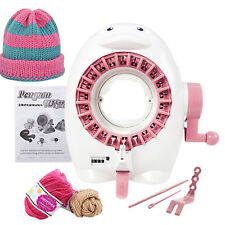 22 Needles DIY Knitting Machine Smart Weaving Loom Knit Rotating Kids Toy Scarf - Dayton - US