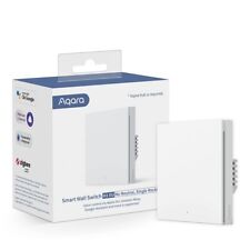 AQARA Smart Home Wall Switch H1, No Neutral, Single Rocker, Max. 8A (WS-EUK01) - LT