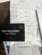 Bloomingdale's gift card $114.00 value