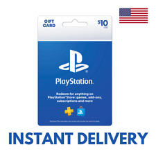 $10 Playstation Store Gift Card United State Ps5 Ps4 Ps3 Digital