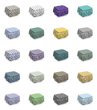 Ambesonne Abstract Design Ottoman Cover 2 Piece Slipcover Set and Ruffle Skirt - Toronto - Canada