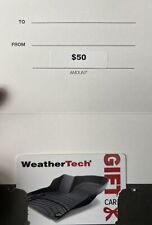 WeatherTech GIFT CARD - $50, New and Ready to Spend!!