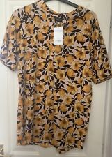 Yours Clothing Summer Floral Top Size 18 Brand New