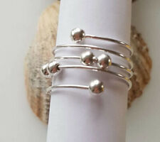 Solid 925 Sterling Silver Band Balls Ring Handmade Jewelry Ring All Size UJ-11