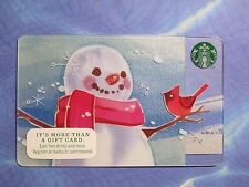 New for Sales - Starbucks Collectible Gift Card ( Snowman - 2014 )