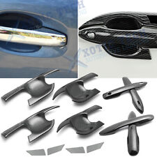 For Toyota Camry 18-24 Carbon Texture Door Handle + Door Handle Bowl Cover Trims