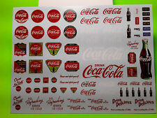 32 1932 Ford Sedan Delivery 1/25 waterslide decal sheet Coca Cola Coke vintage