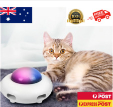 Cats Teaser Toys Interactive Dolls Feather Stick Spinning Pet Turntable Catching - Melbourne - AU