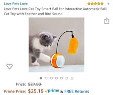 interactive cat toys Automatic Ball With Feather - Olathe - US