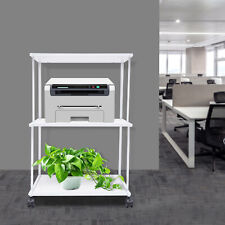 White Rolling Stand Office Living Room3-tier Printer Stand W/4 Wheels - Toronto - Canada